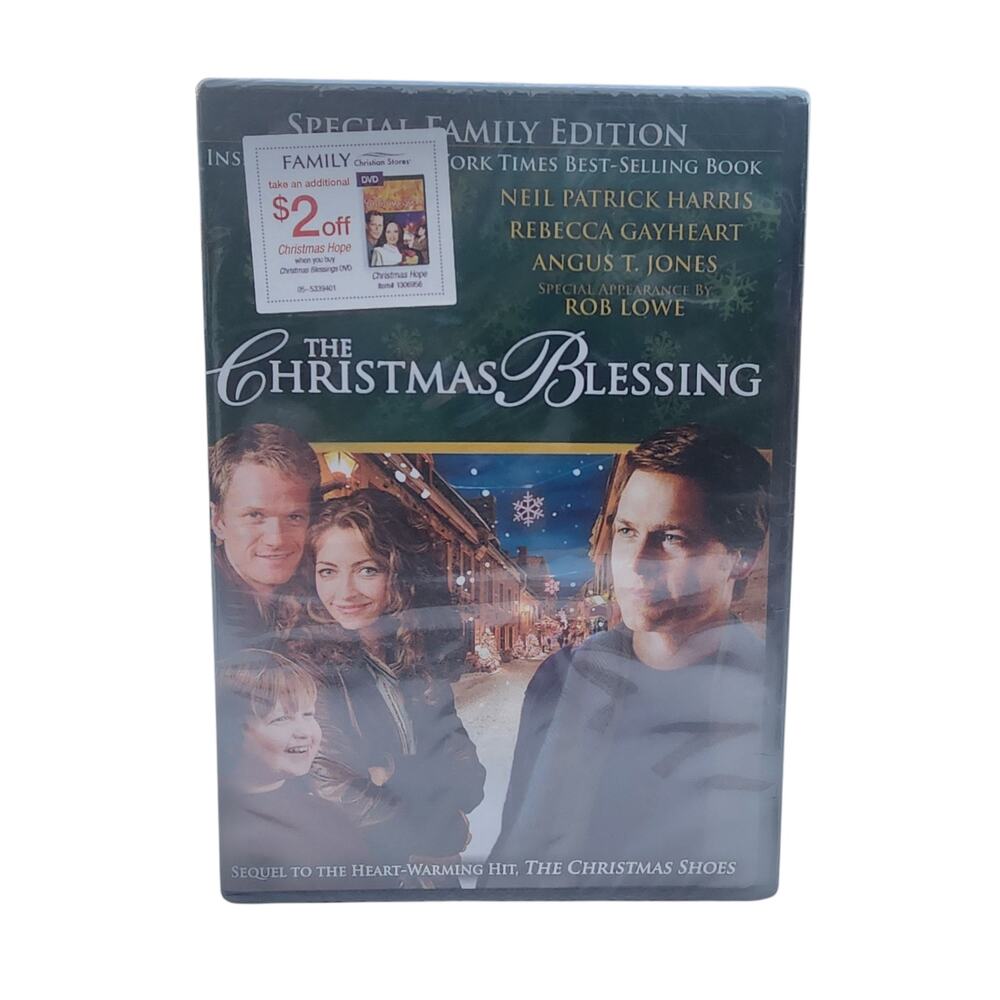 The Christmas Blessing DVD Sealed Special Family Edition Neil Patrick Harris